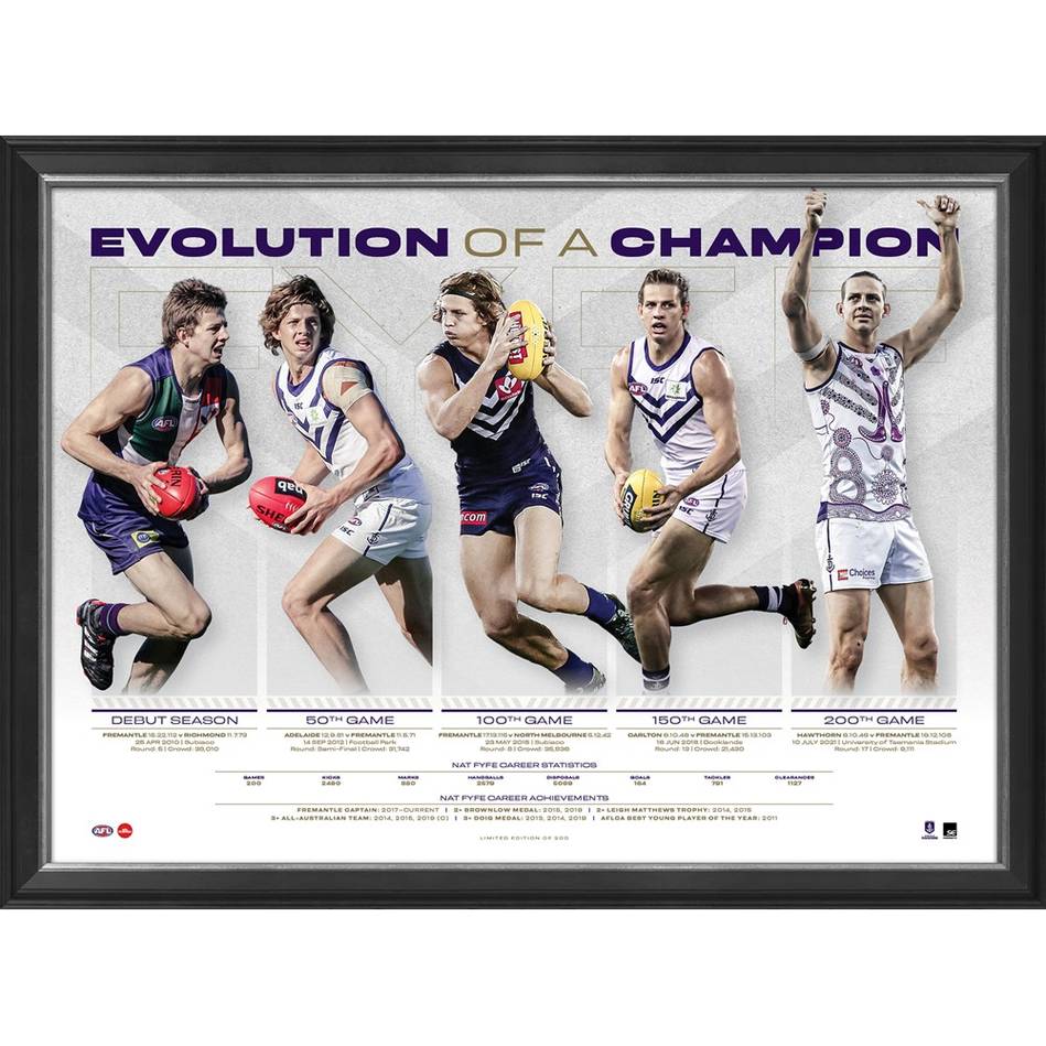 Fremantle- NAT FYFE EVOLUTION OF A CHAMPION SPORTSPRINT