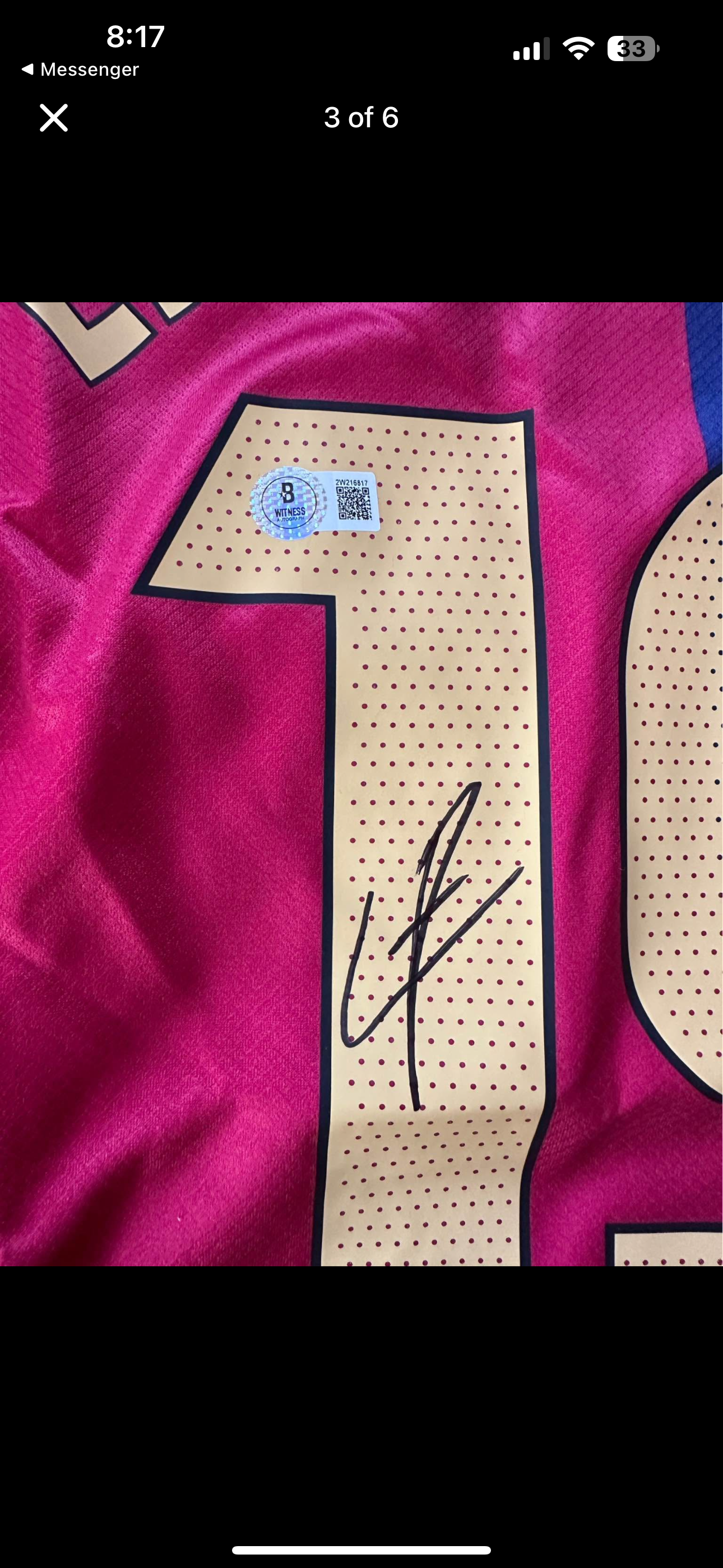 Lamine Yamal 2024/25 Barcelona Home Signed Jersey (Framing available)