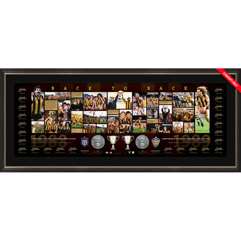 Hawthorn 88-89 Premiers Lithograph