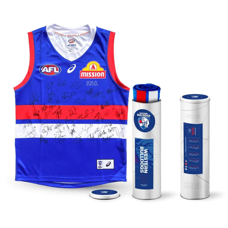Western Bulldogs 2023 Team Signed Jersey UNFRAMED