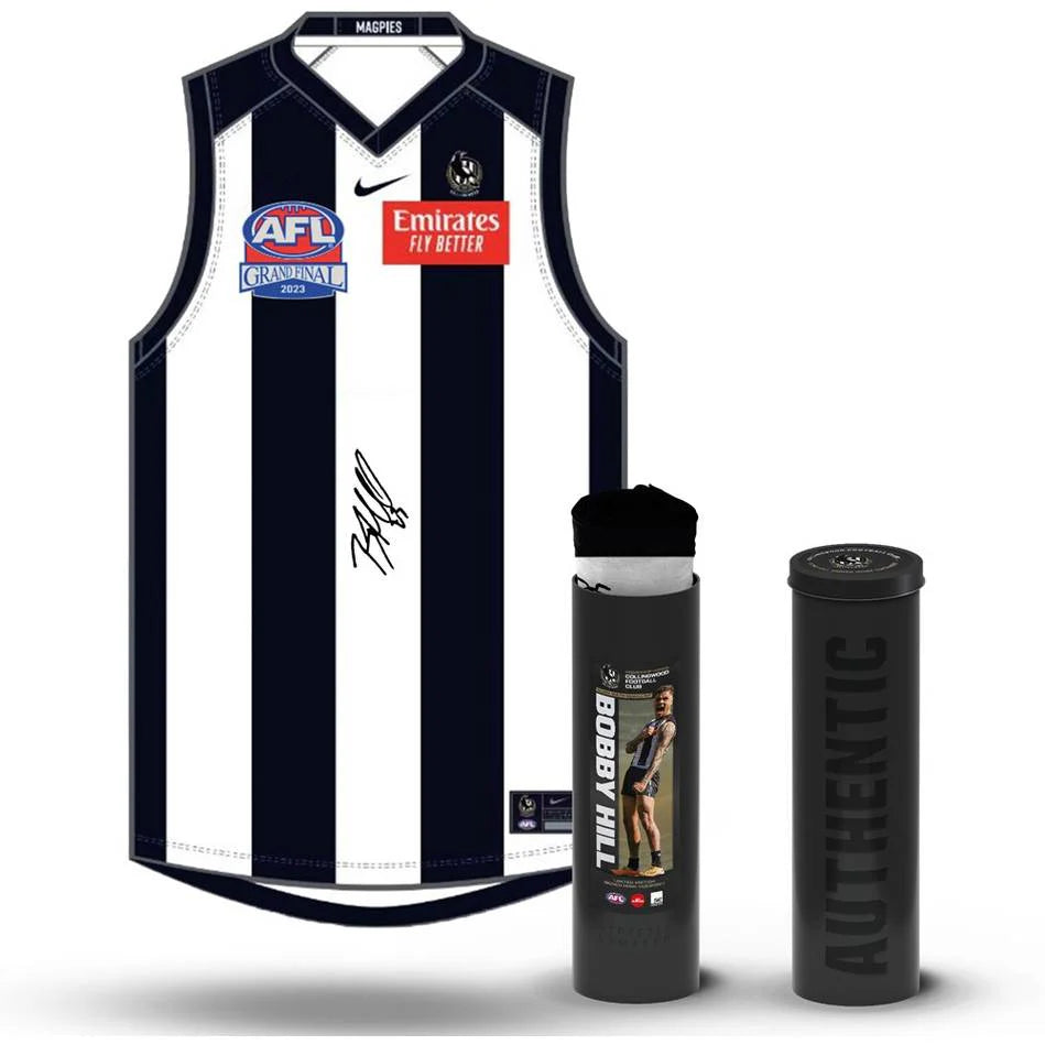 COLLINGWOOD-BOBBY HILL SIGNED NIKE GUERNSEY
