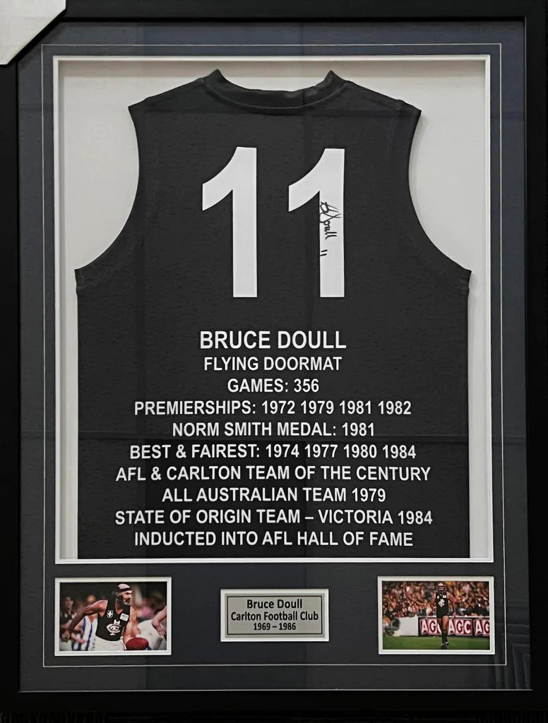 CARLTON-Bruce Doull Signed Jumper