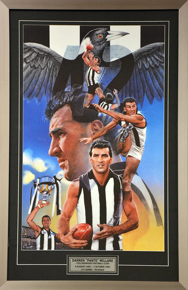 COLLINGWOOD- Darren Millane Print/Framed