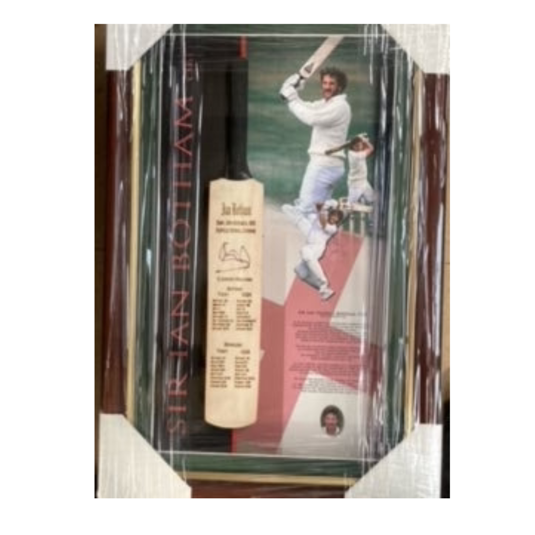 Sir Ian Botham Signed mini bat