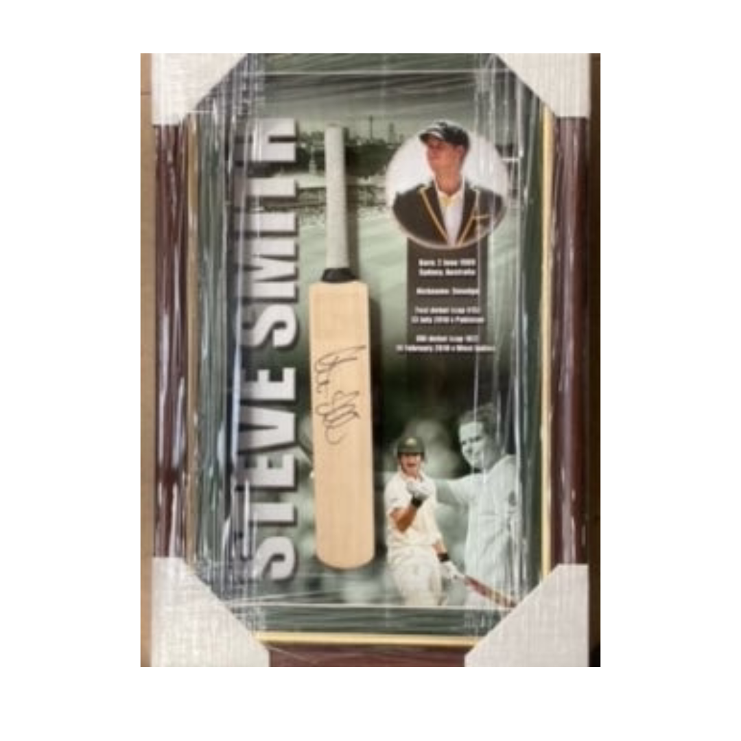 Steve Smith Signed Mini Bat