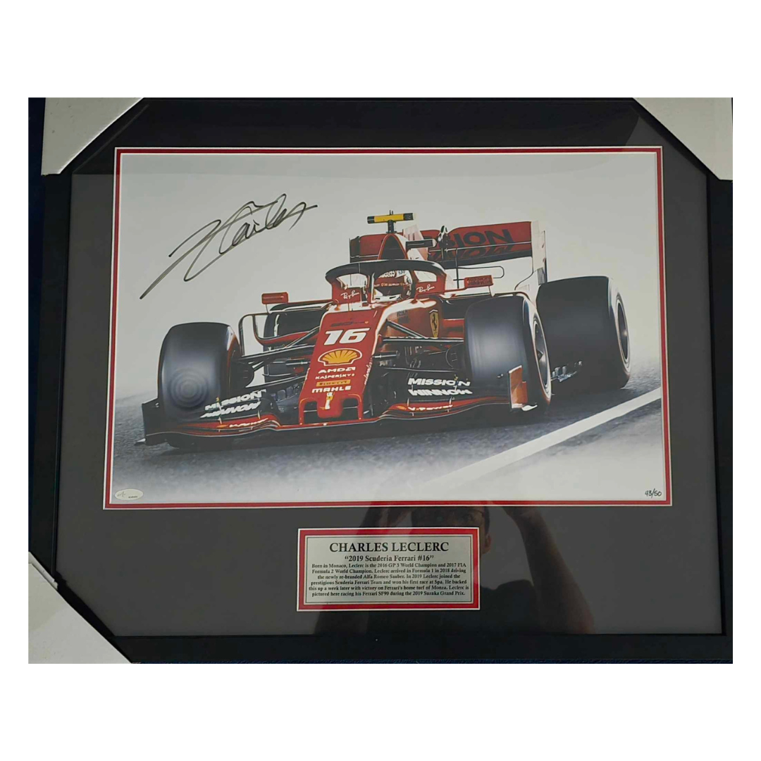 Charles Leclerc Signed Print