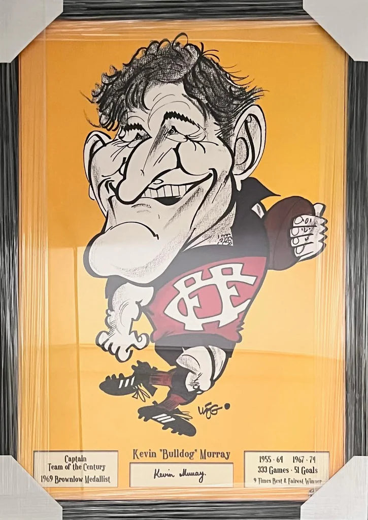 Kevin 'Bulldog' Murray Signed Print Framed
