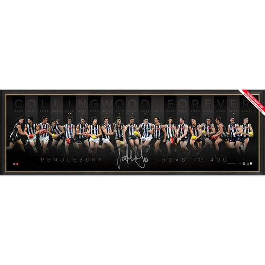 COLLINGWOOD SCOTT PENDLEBURY SIGNED TIMELINE LITHOGRAPH