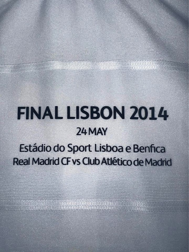 Gareth Bale Real Madrid 2013/14 UCL Final Kit