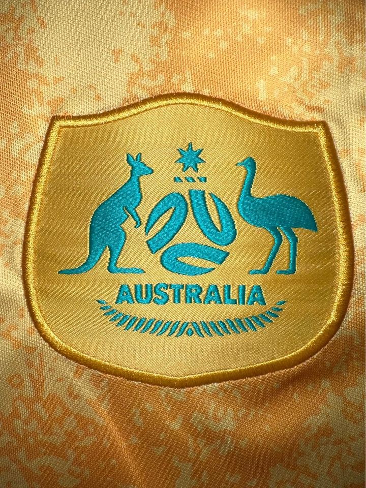 Thomas Deng Socceroos 2022 World Cup Home Kit