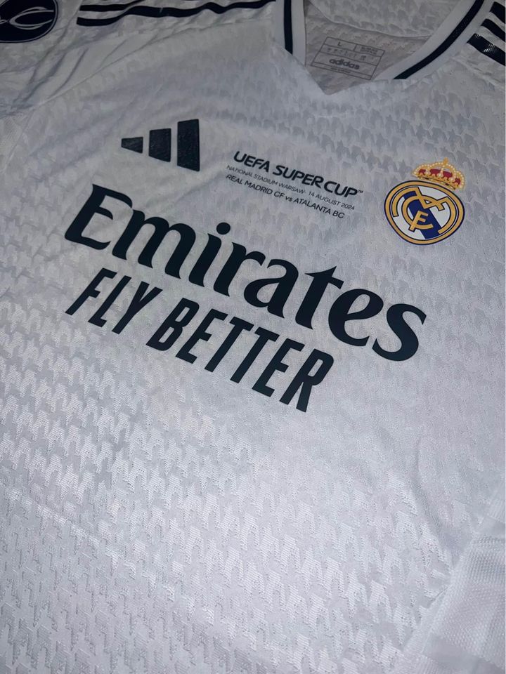 Mbappe Real Madrid 2024/25 Super Cup Final Kit (L)