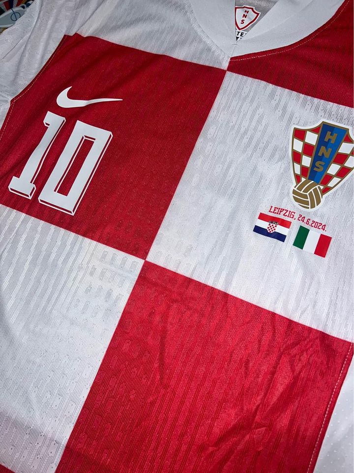 Luka Modric Croatia Euro 2024 Home Kit (L)
