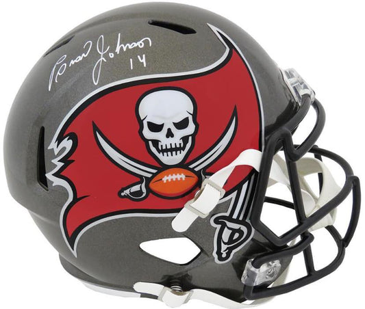 Brad Johnson Signed Tampa Bay Helmet