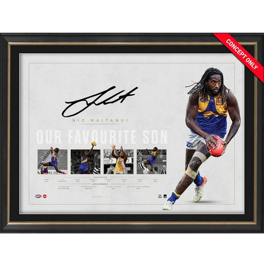 WEST COAST-NIC NAITANUI SIGNED LITHOGRAPH