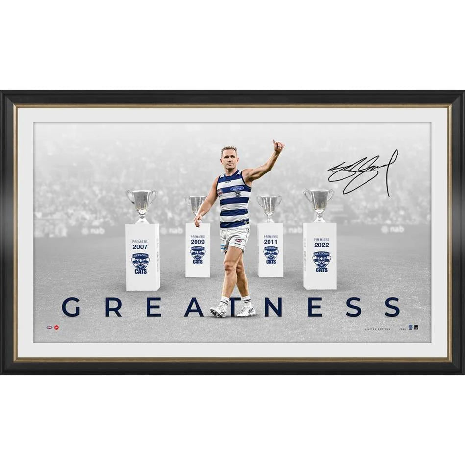 Geelong Joel Selwood Signed Greatness