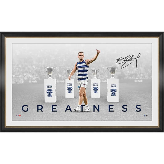 Geelong Joel Selwood Signed Greatness