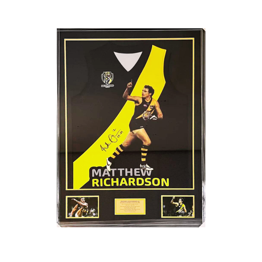 RICHMOND-Matthew Richardson Signed Jersey Framed