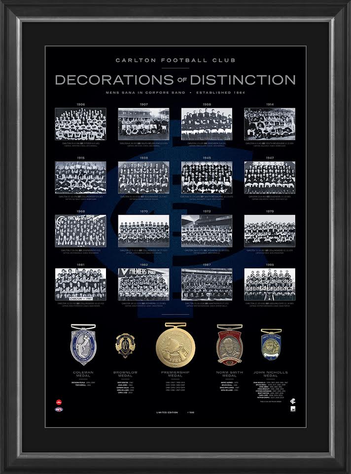 CARLTON-Decorations of Distinction - Carlton Blues