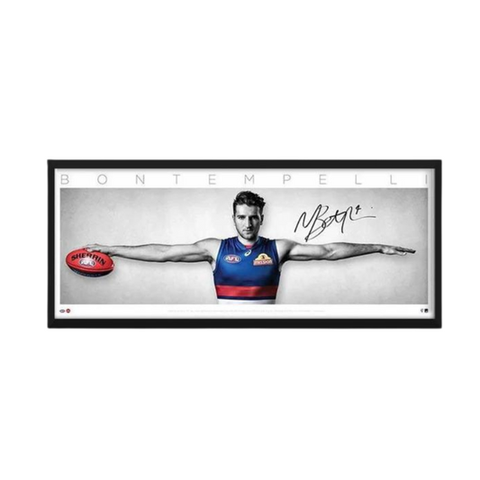 WESTERN BULLDOGS MARCUS BONTEMPELLI SIGNED WINGS