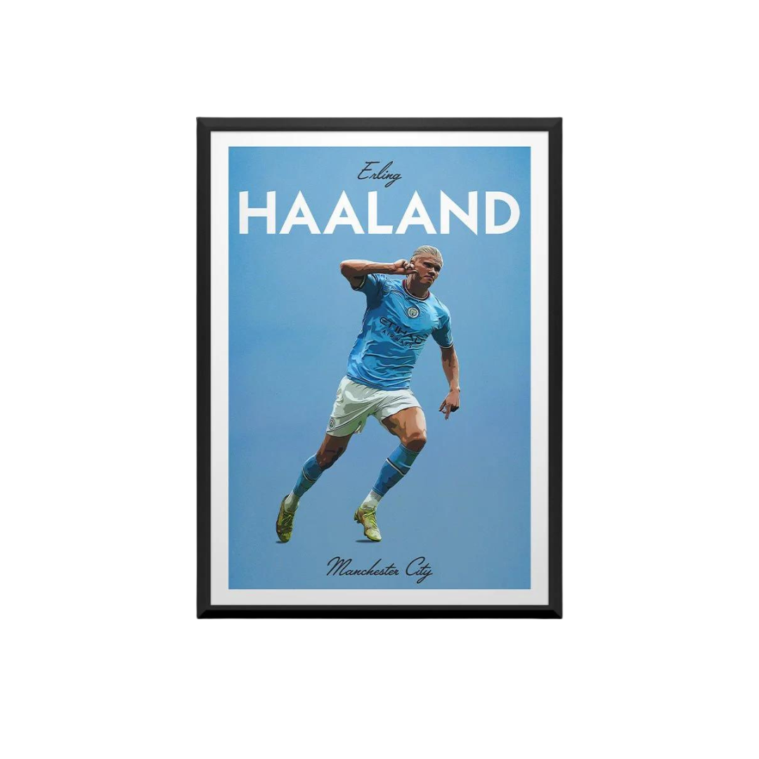 Erling Haaland Icons Framed