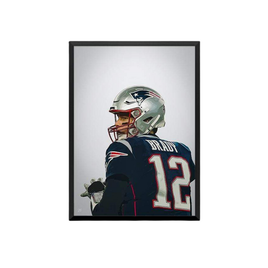 Tom Brady Patriots Framed