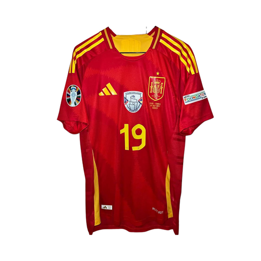 Lamine Yamal  Spain Euro 2024 Home Kit (L)