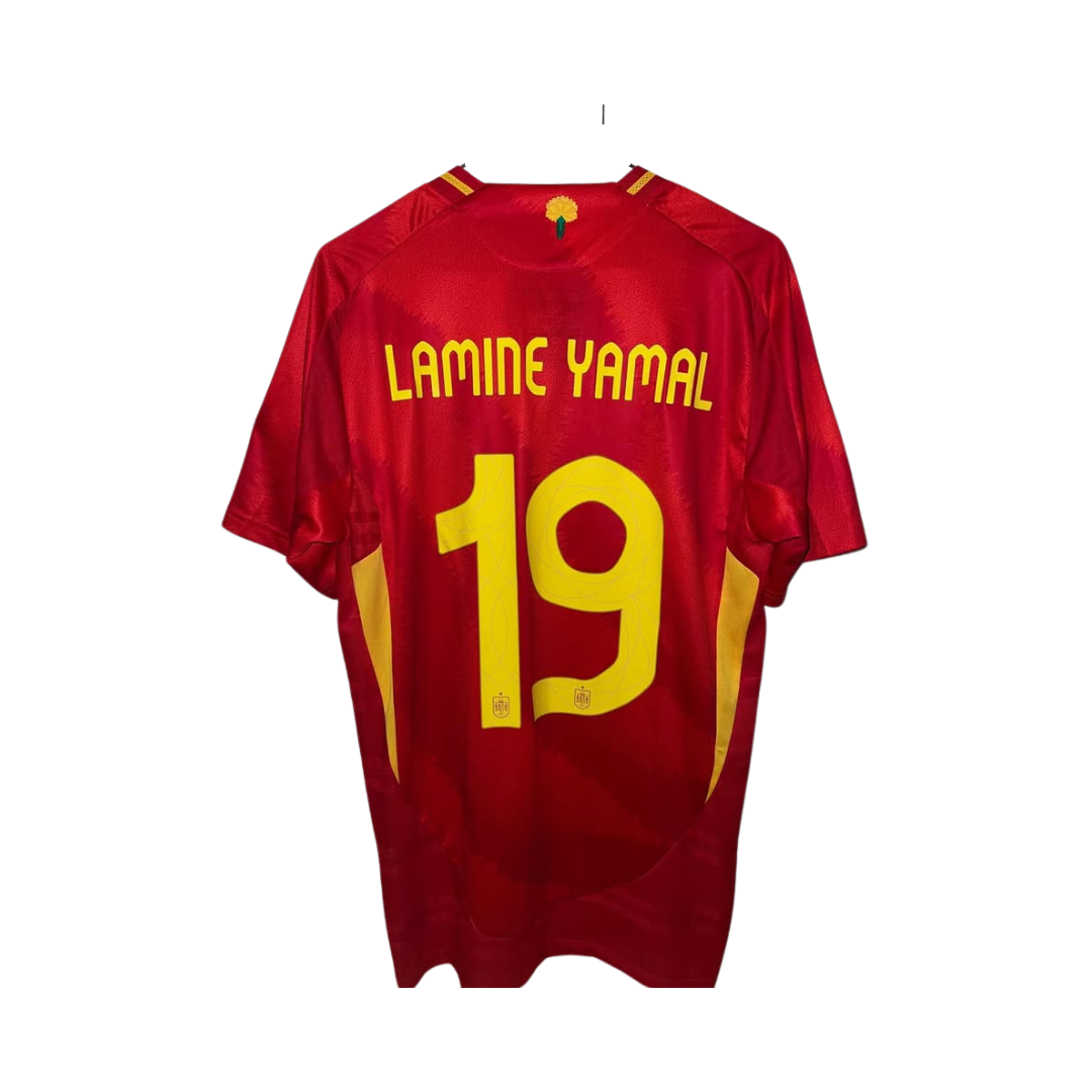 Lamine Yamal  Spain Euro 2024 Home Kit (L)