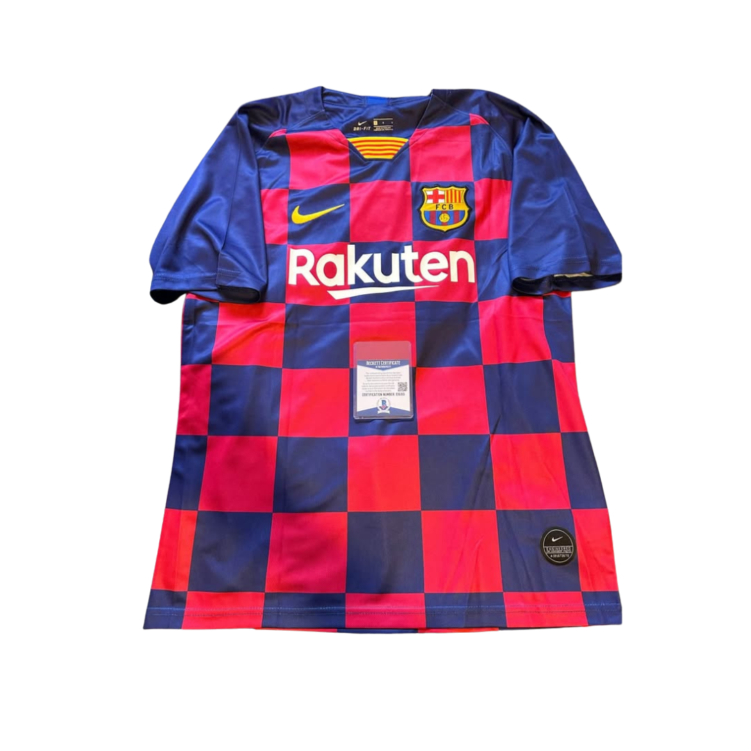 Lionel Messi 672 Signed FC Barcelona Jersey (Framing Available)