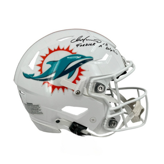 Dan Marino Forever A Dolphin Autographed Miami Speed Flex Authentic Full Size Helmet - BAS