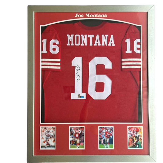 Joe Montana personally signed 49ers jersey