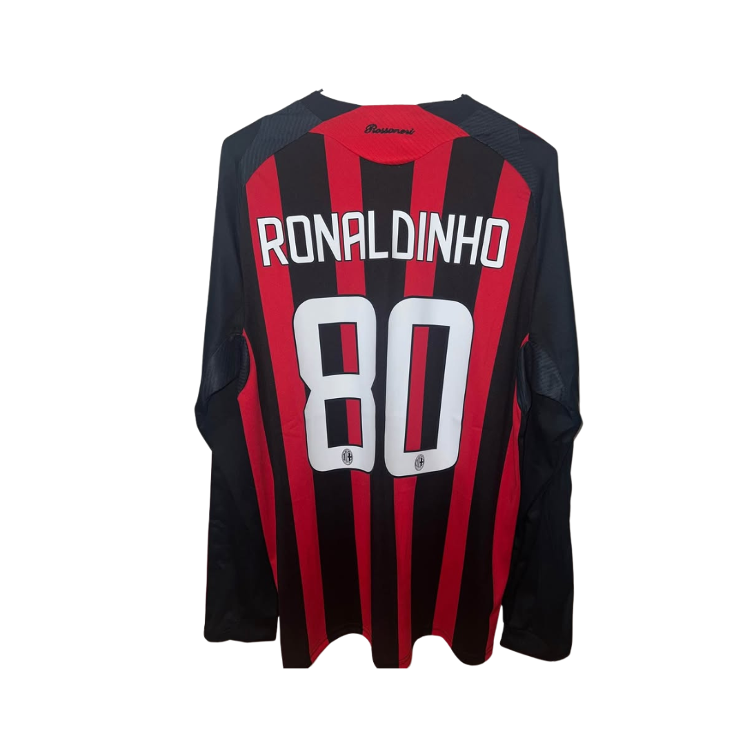 Ronaldinho  AC Milan 2008/09 Home Kit Ronaldinho (L)
