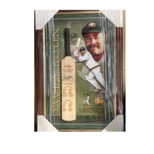 David Boon Signed Mini Bat