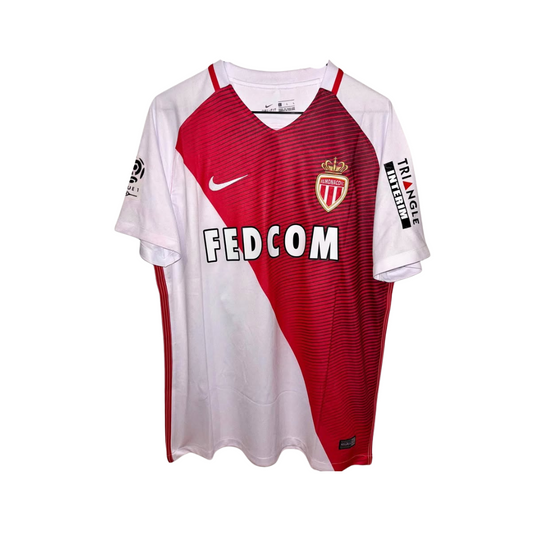 Kylian Mbappé AS Monaco 2016/17 Home Kit (L)