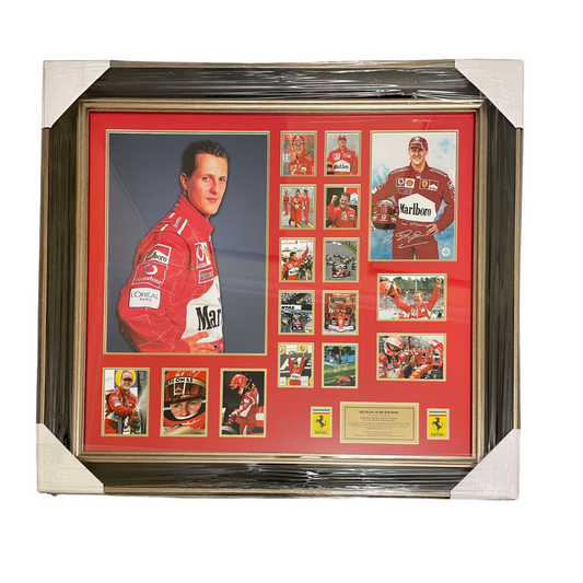 Michael Schumacher Signed Framed Tribute