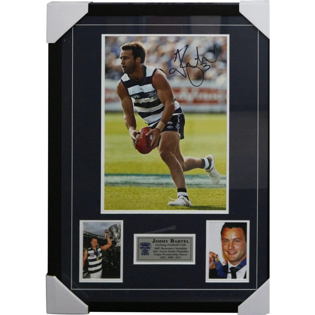 GEELONG-Jimmy Bartel Signed - Framed