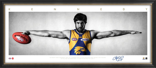 WEST COAST EAGLES-JOSH KENNEDY MINI WINGS/FRAMED $195.00