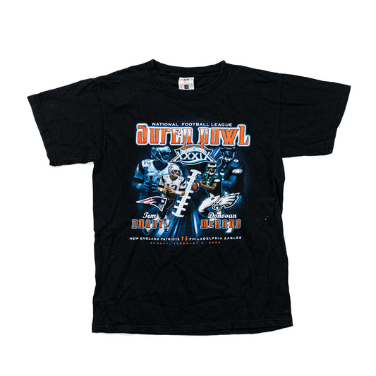 SUPERBOWL TEE EAGLES VS PATROITS TSHIRT (S)