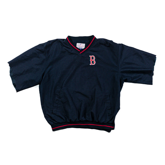 BOSTON REDSOX WINDBREAKER CUT (M)