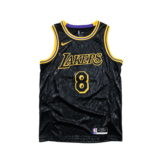KOBE BRYANT LOS ANGELES LAKERS BLACK MAMBA JERSEY (M)(L)