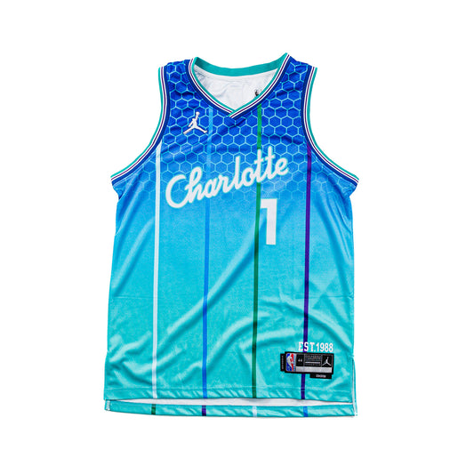LAMELO BALL CHARLOTTE HORNETS JERSEY (M)