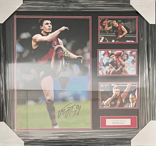 Essendon Matthew Lloyd Signed Photo Framed