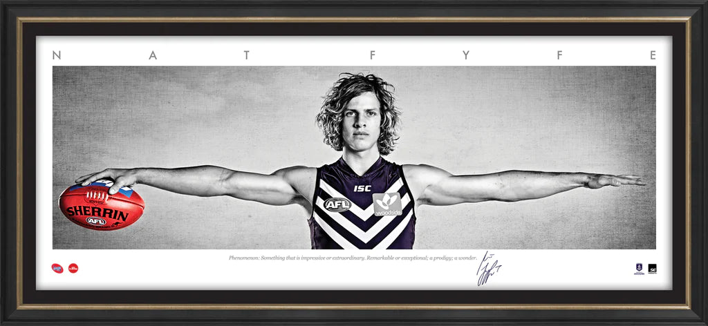 FREMANTLE-NAT FYFE MINI WINGS/FRAMED $175.00