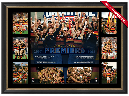 Adelaide Back to Back Premiers Super Frame