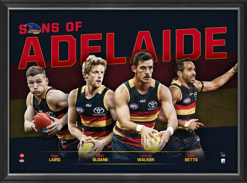SONS OF ADELAIDE - PLAYER POSTER FRAMED