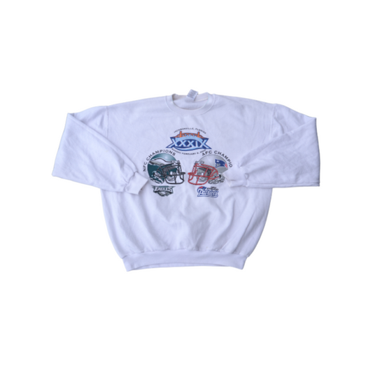 Superbowl bowl 2005 Patriots vs Eagles Jumper (L)
