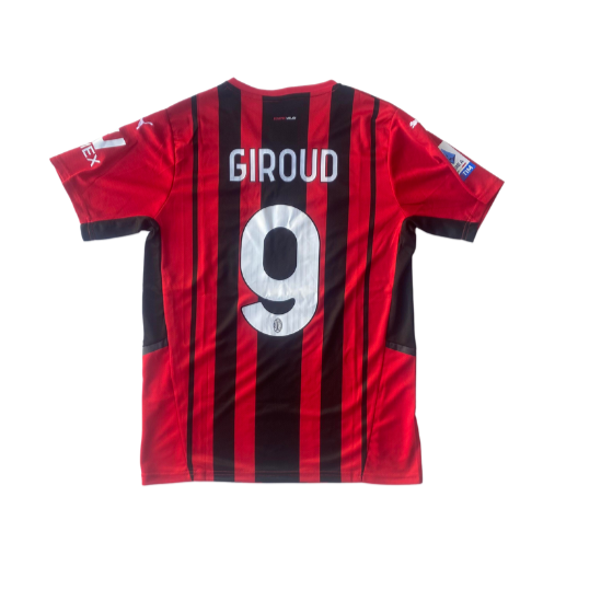 Olivier Giroud AC Milan Home Kit 21/22