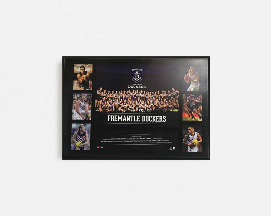 Fremantle Dockers Poster Framed