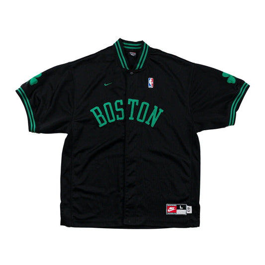BOSTIN CELTICS WARM UP JERSEY RARE (L)